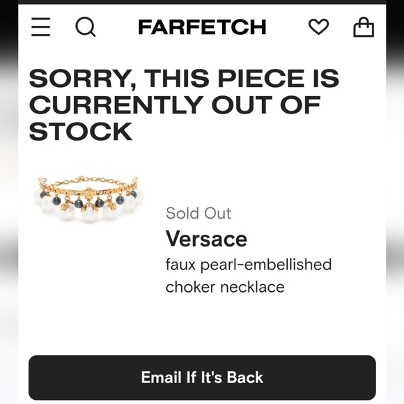 Versace pearl choker - Picture 6 of 6